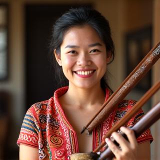 Filipino instruments teacher specializing in bandurria and kulintang