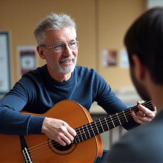Expert guitar instructor and music faculty member
